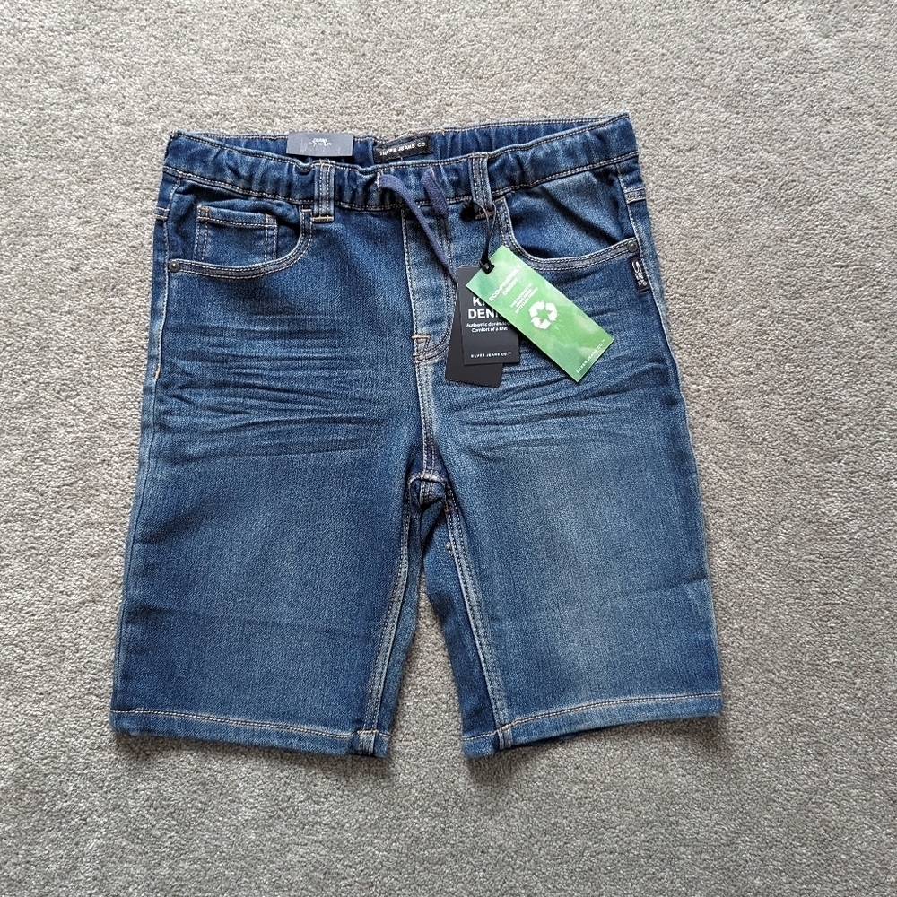 Silver Jean Derek shorts youth size 16 new with tags